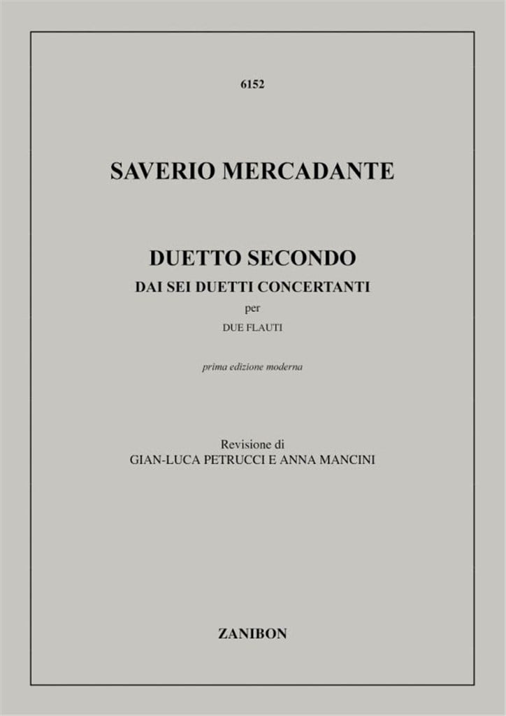 Sei Duetti Concertanti: Duetto Secondo